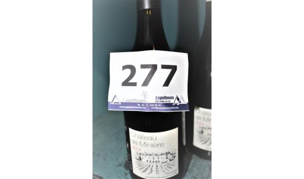16 flessen wijn Bourgueil, Chateau de Minière, 2014